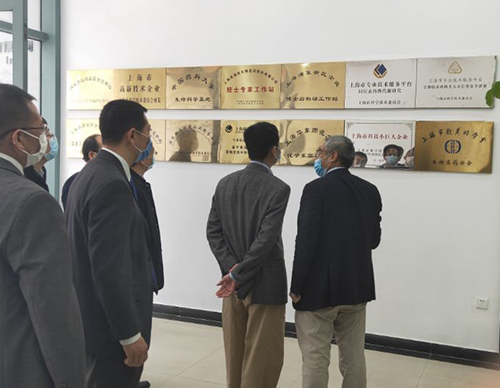 吴清副市长一行听取了南宫28关于一站式综合研发效劳的手艺实力先容