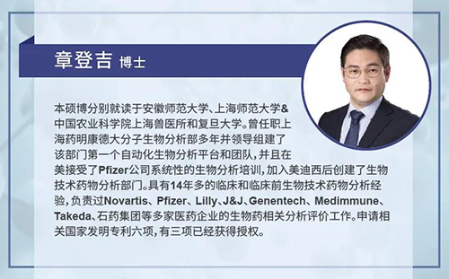 南宫28生物手艺药物剖析部主任章登吉博士